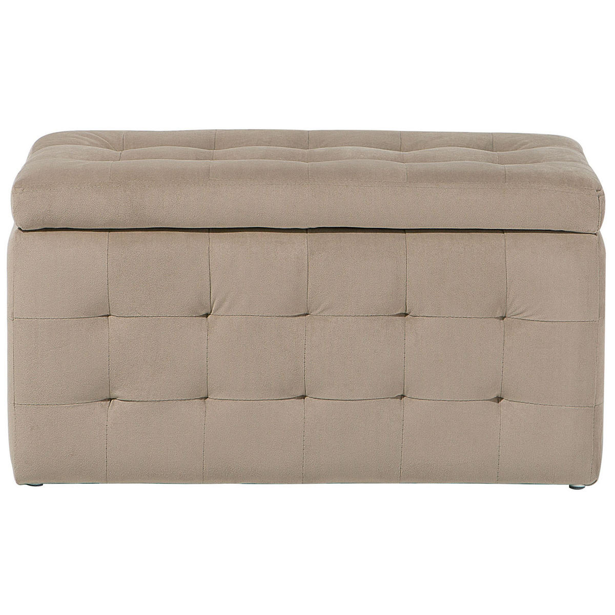 TRUHENBANK Michigan 42/72/40 cm - Braun, Textil (72/40/42cm) - Beliani