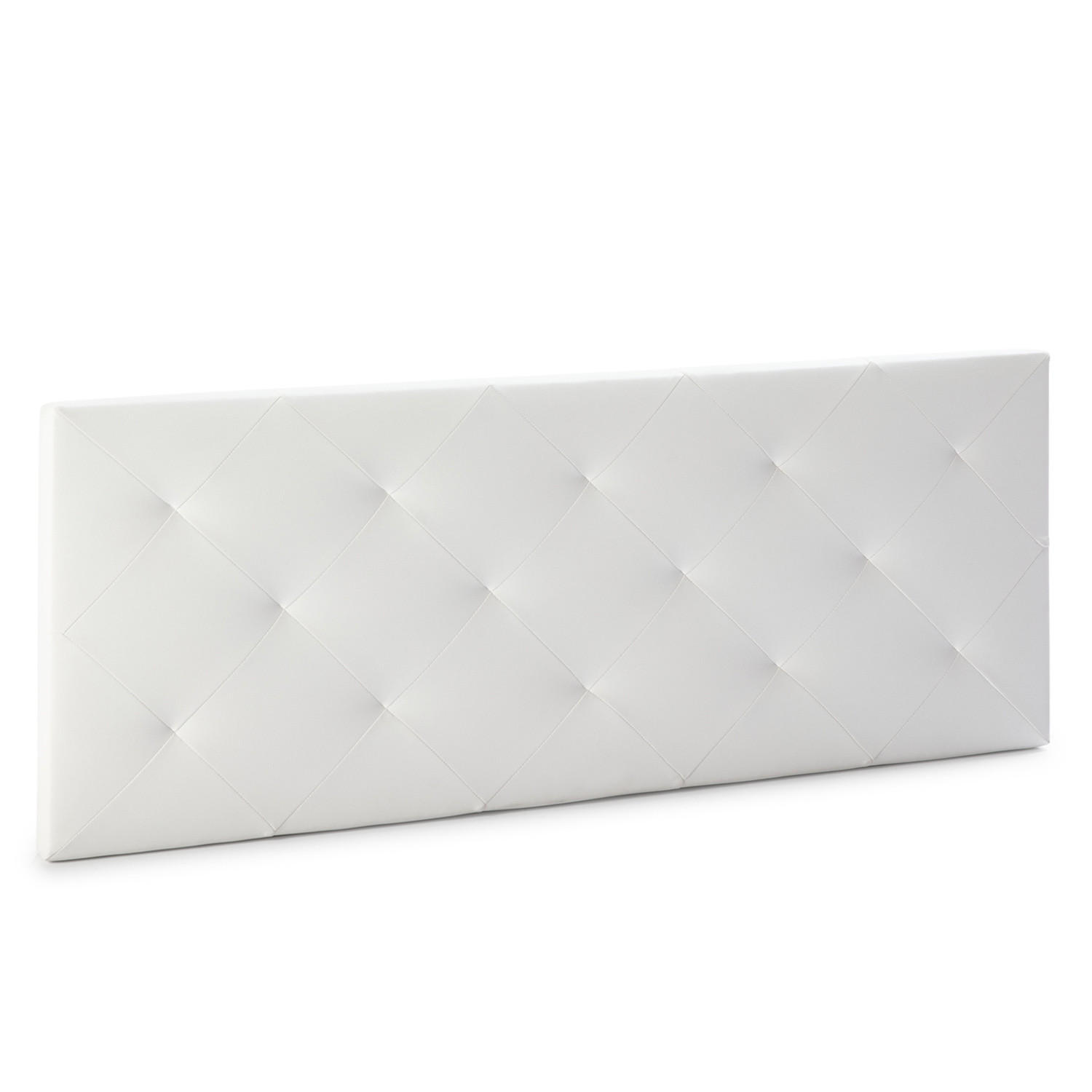 KOPFTEIL 160x60 cm Rombo Weiß - Weiß, Fell (8/60/160cm) - VS Venta-stock