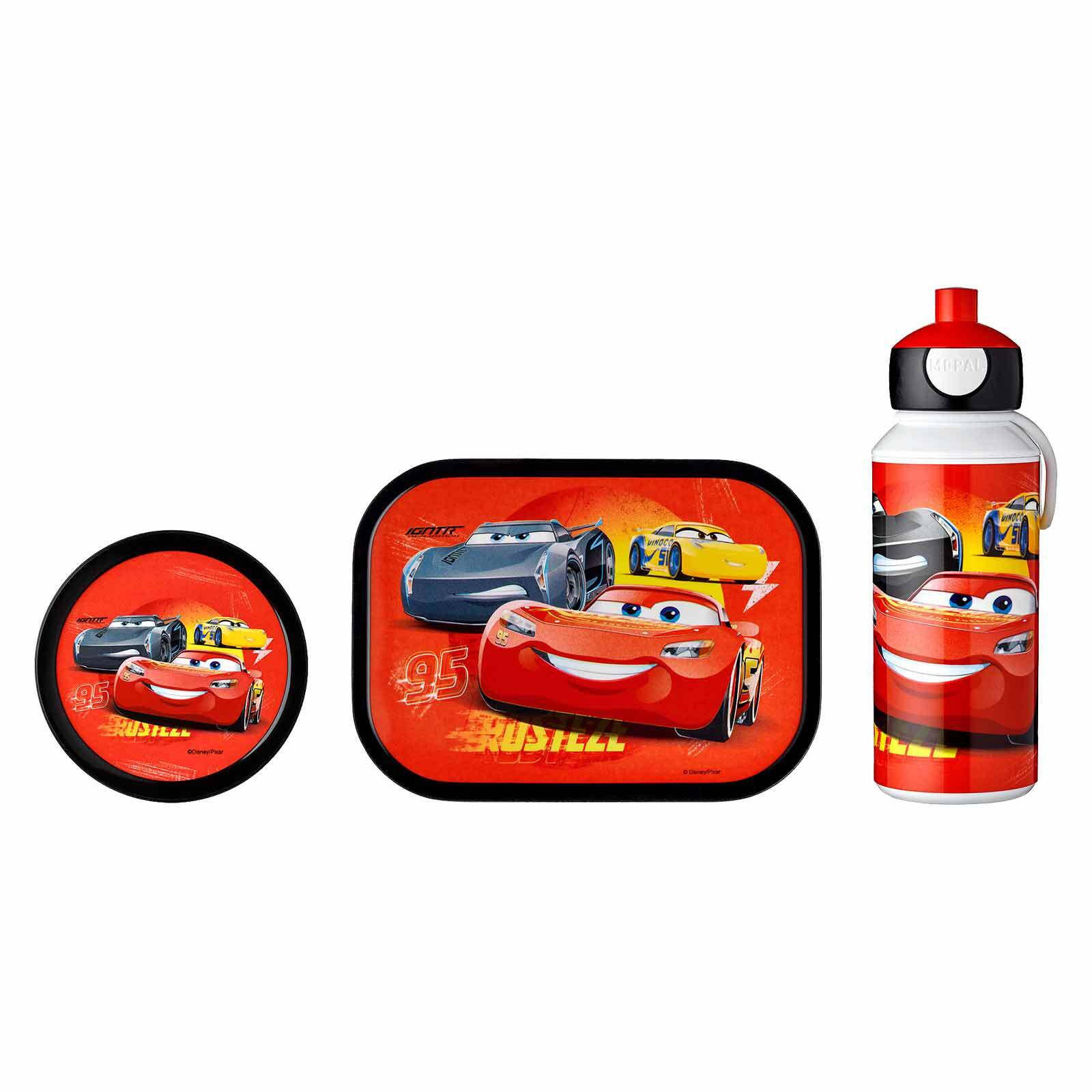 LUNCHSET Campus Cars 3er Set - Rot, Kunststoff (1/1/1cm) - Mepal