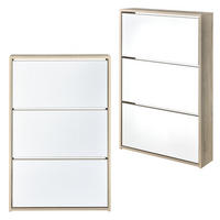 SCHUHKIPPER Lund - Sonoma Eiche, Holzwerkstoff (17/102.5/63cm) - [en.casa]