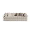 AUSKLAPPBARES-SOFA Kemi aus Samt beige 3 Sitzplätze - Beige, Textil (95/70/206cm) - Cosmopolitan Design