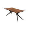 ESSTISCH CONNI - Schwarz/Braun, Holz/Metall (90/180/77cm) - SAM