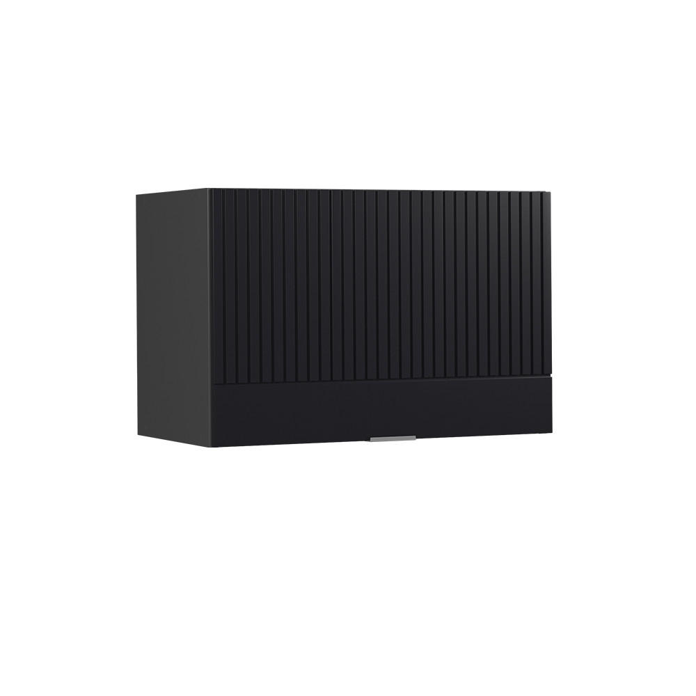 VÄGGSKÅP Fame-Line Svart randig 60 cm Platt Svart, Antracit 40/60/34.1 cm
