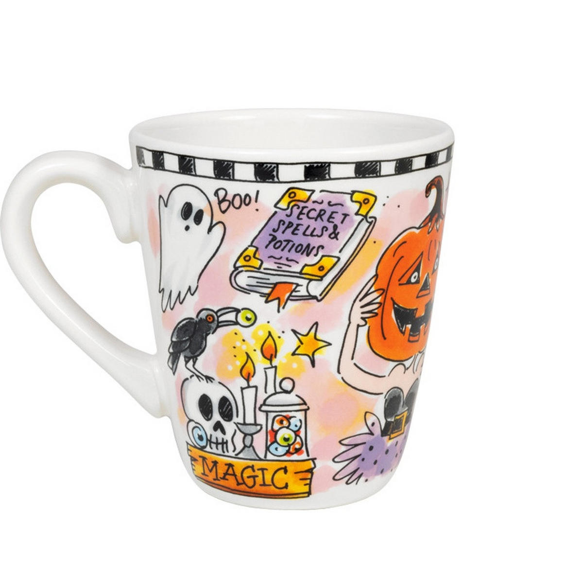 BECHER Halloween in Bunt - 350 ml - Multicolor, Keramik (0.35L) - Blond Amsterdam
