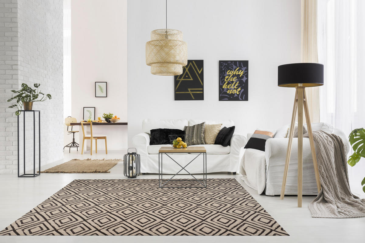 TEPPICH Premium en Vinyle Schwarzes Design 60x200 cm - Schwarz, Kunststoff (60/200cm) - STORESDECO