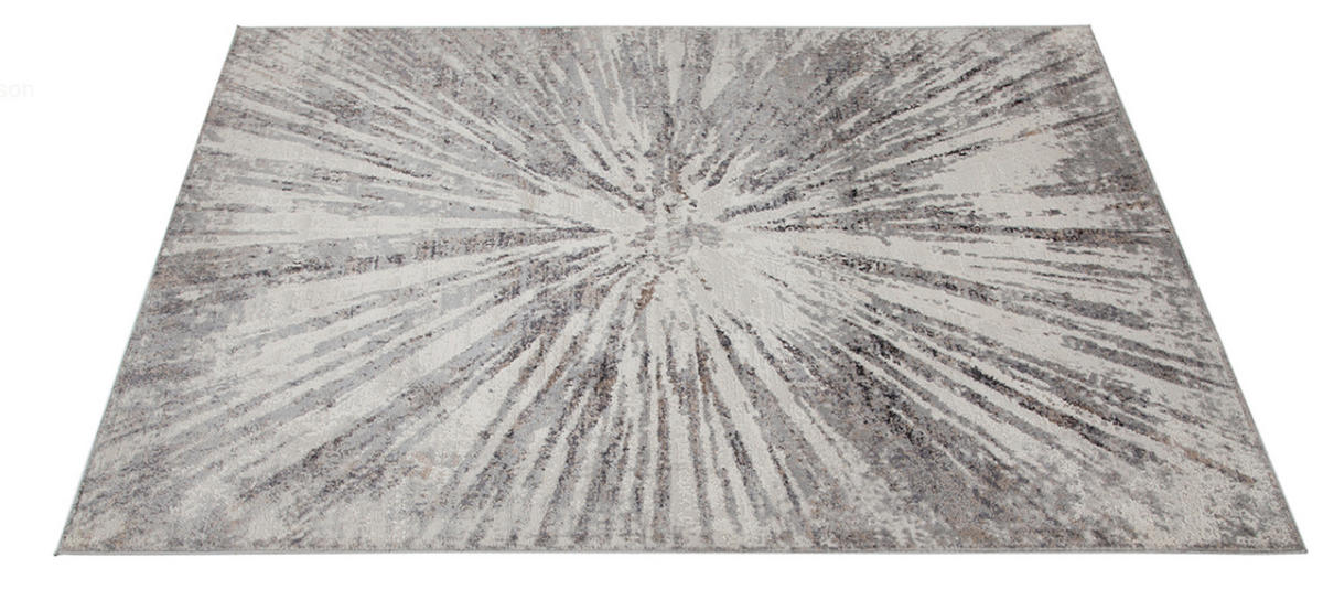 TEPPICH modern Flachgewebe FUJI Grau 160 x 230 cm - Grau, Textil (160/230cm) - Novatrend