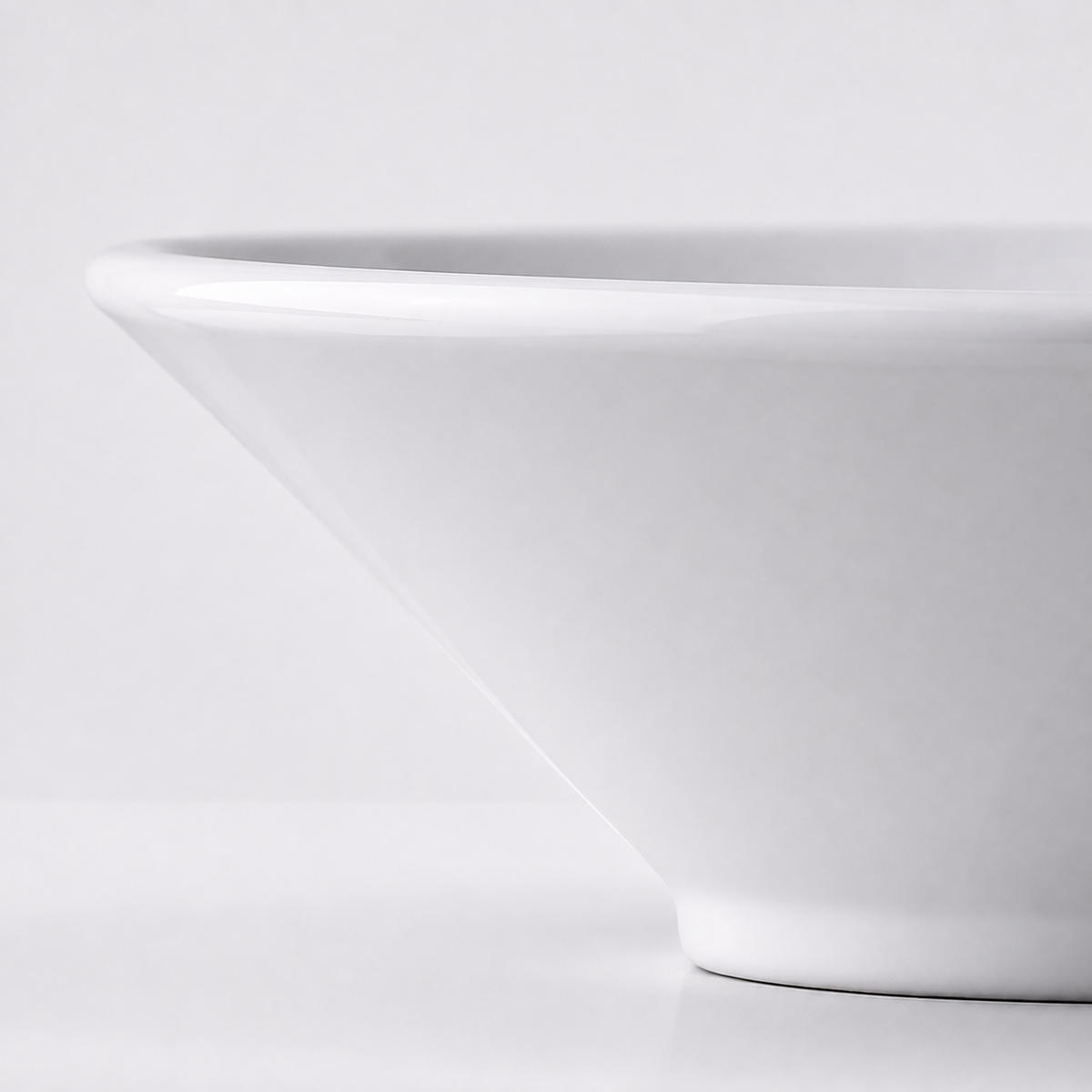 LAVOAR alb ceramic pe blat fără orificiu pentru baterie - alb, ceramică (41.5/15/41.5cm) - Relaxdays