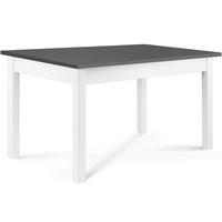 ESSTISCH CENARE Klappbarer, weiß/grau - Weiß/Grau, Holz (90/160/78cm) - KONSIMO®