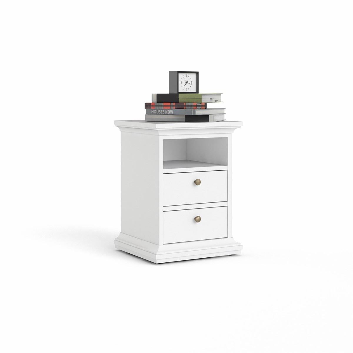 NACHTSCHRANK weiß - Weiß, Holzwerkstoff (44/59/40cm) - ebuy24