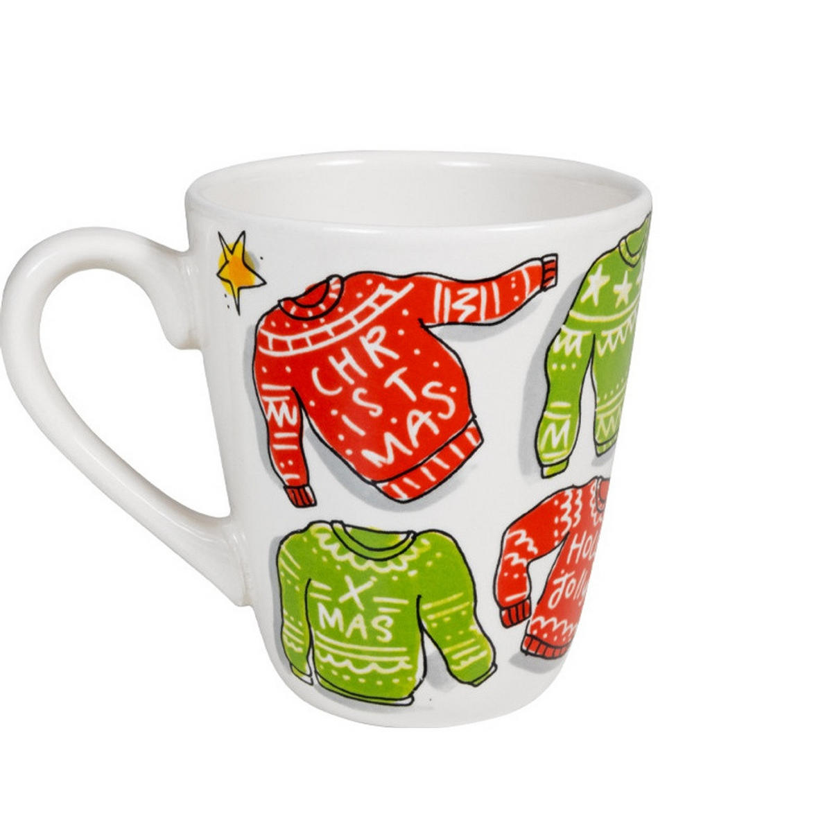 BECHER Holly Jolly Pullover in Bunt - 350 ml - Multicolor, Keramik (0.35L) - Blond Amsterdam