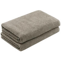 DUSCHTÜCHER, 2er-Set, 70x140 cm, 100% Baumwolle, Grau - Fango, Textil (70/140cm) - Zollner