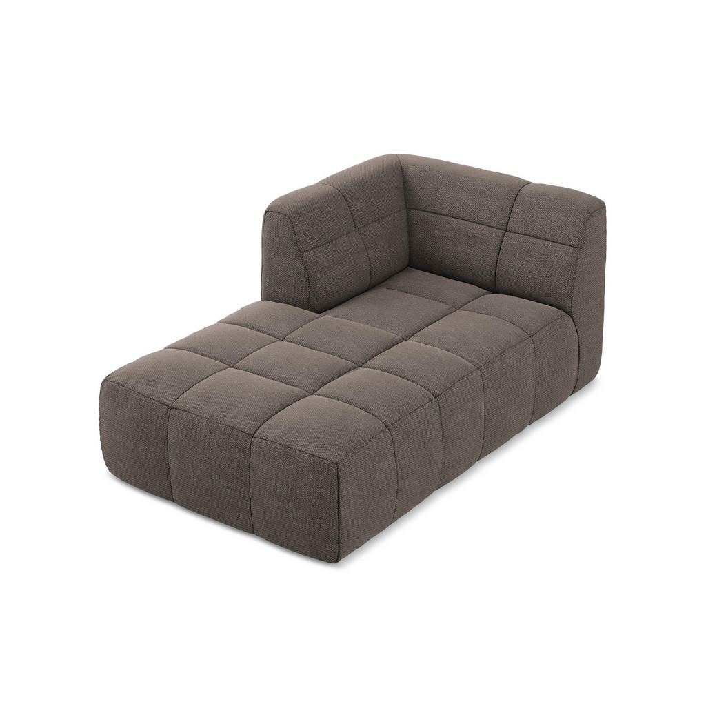 Thumbnail - Makamii Sofaelement, Mokka, Textil, Holzwerkstoff, 1-Sitzer, 101x77x175 cm, Hergestellt in Europa, Oeko-Tex®, Wohnzimmer...