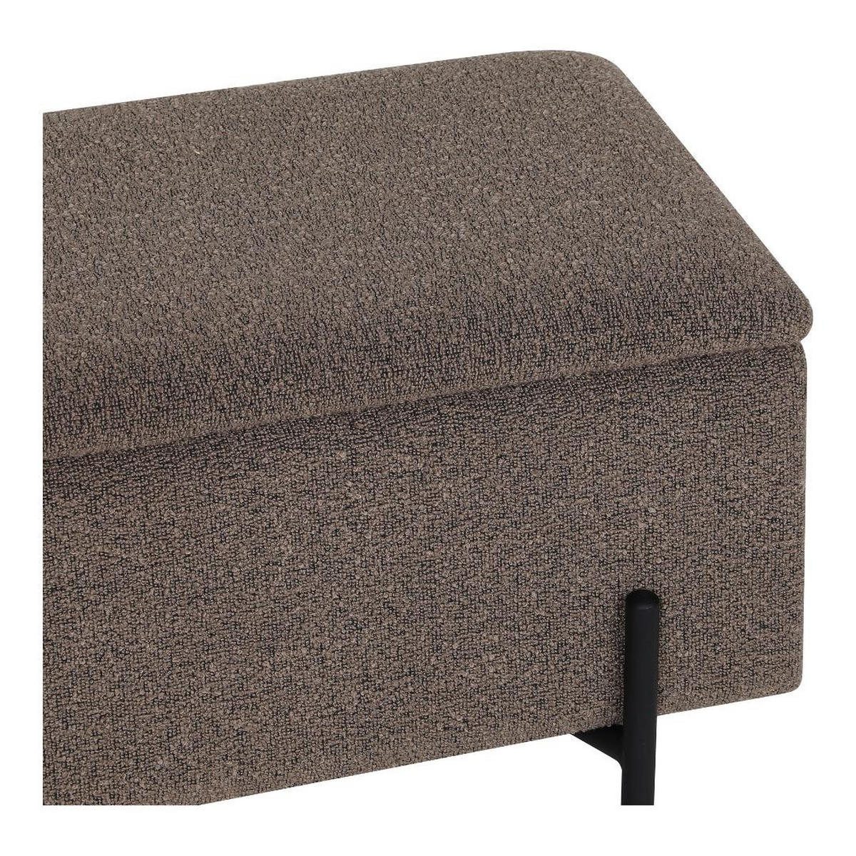 SITZBANK, Embla, Braun, Polyester, 37 x 95 x 43 cm - Braun, Textil (37/43/95cm) - ebuy24