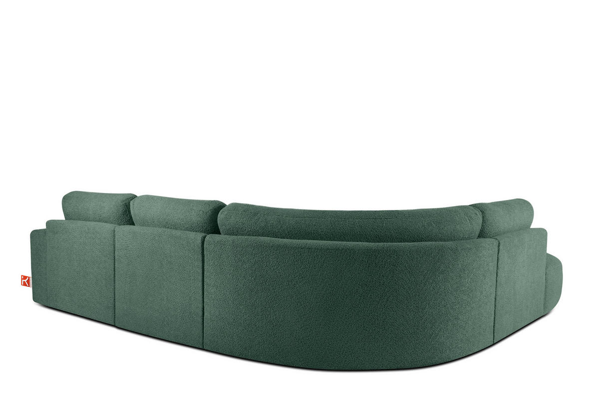 ECKSOFA LINKS ZUCCO, Grün - Grün, Holz/Holzwerkstoff (304/293cm) - KONSIMO®