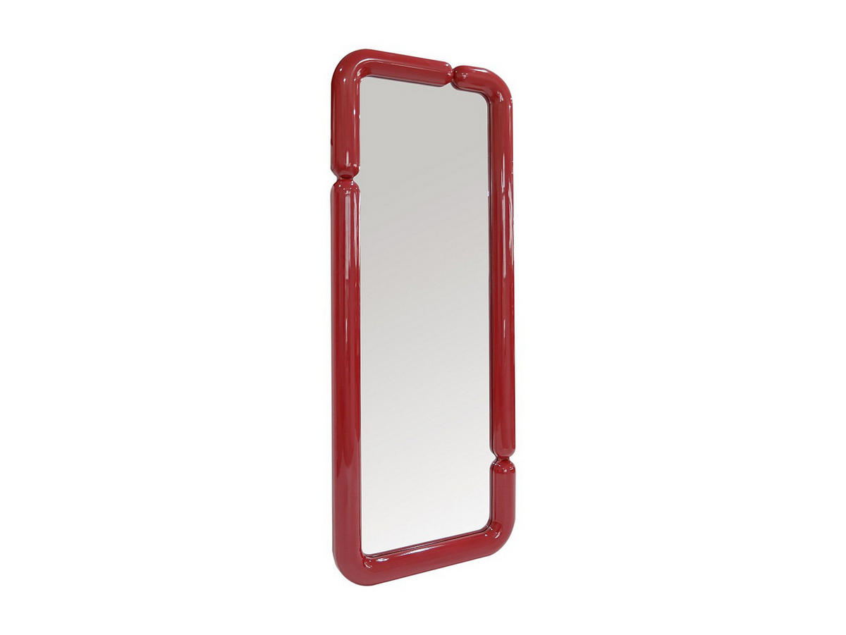 WANDSPIEGEL - 60cm x 5cm - MDF - bordeaux - OLMIRA - Bordeaux, Holz (60/160/5cm) - Vente-Unique