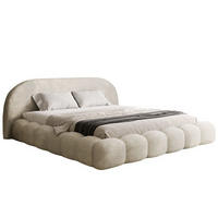 POLSTERBETT Metallrahmen 180x200 Hellbeige OMBIS - Creme, Holzwerkstoff (180/200cm) - Compleo24