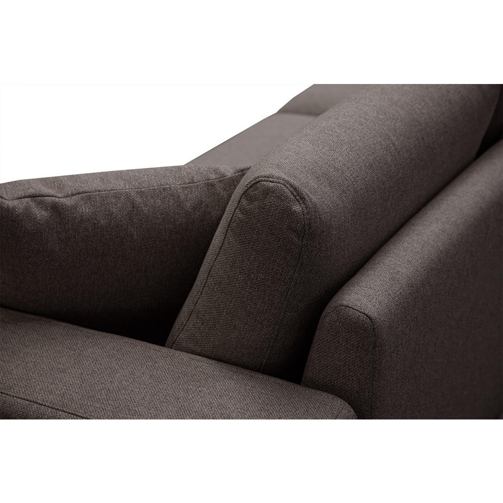 Thumbnail - Courtois Laville Sofa, Braun, Textil, 3-Sitzer, Rechteckig, 203x87x96 cm, Wohnzimmer, Sofas & Couches, Sofas, 2-Sitzer S...