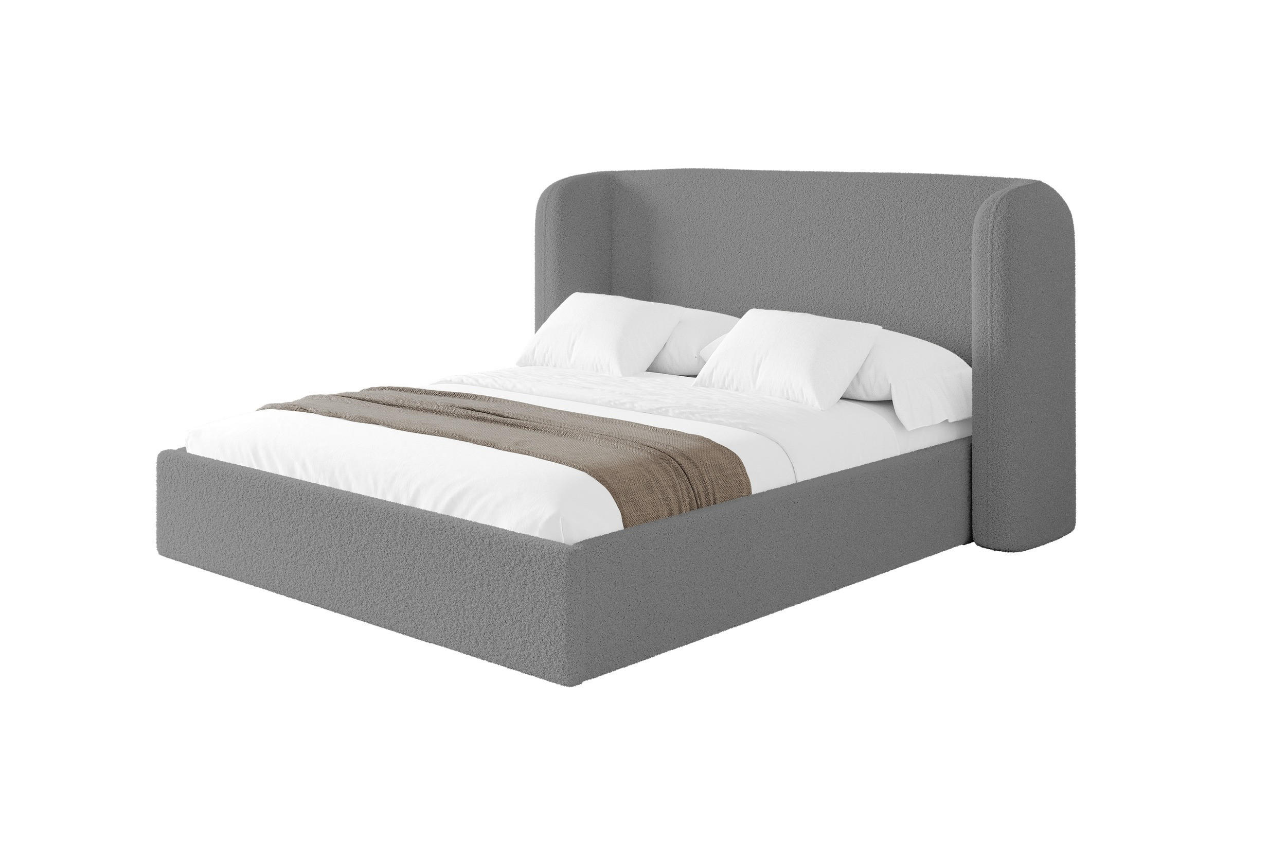 Altdecor Polsterbett Schiefer 160x200 cm