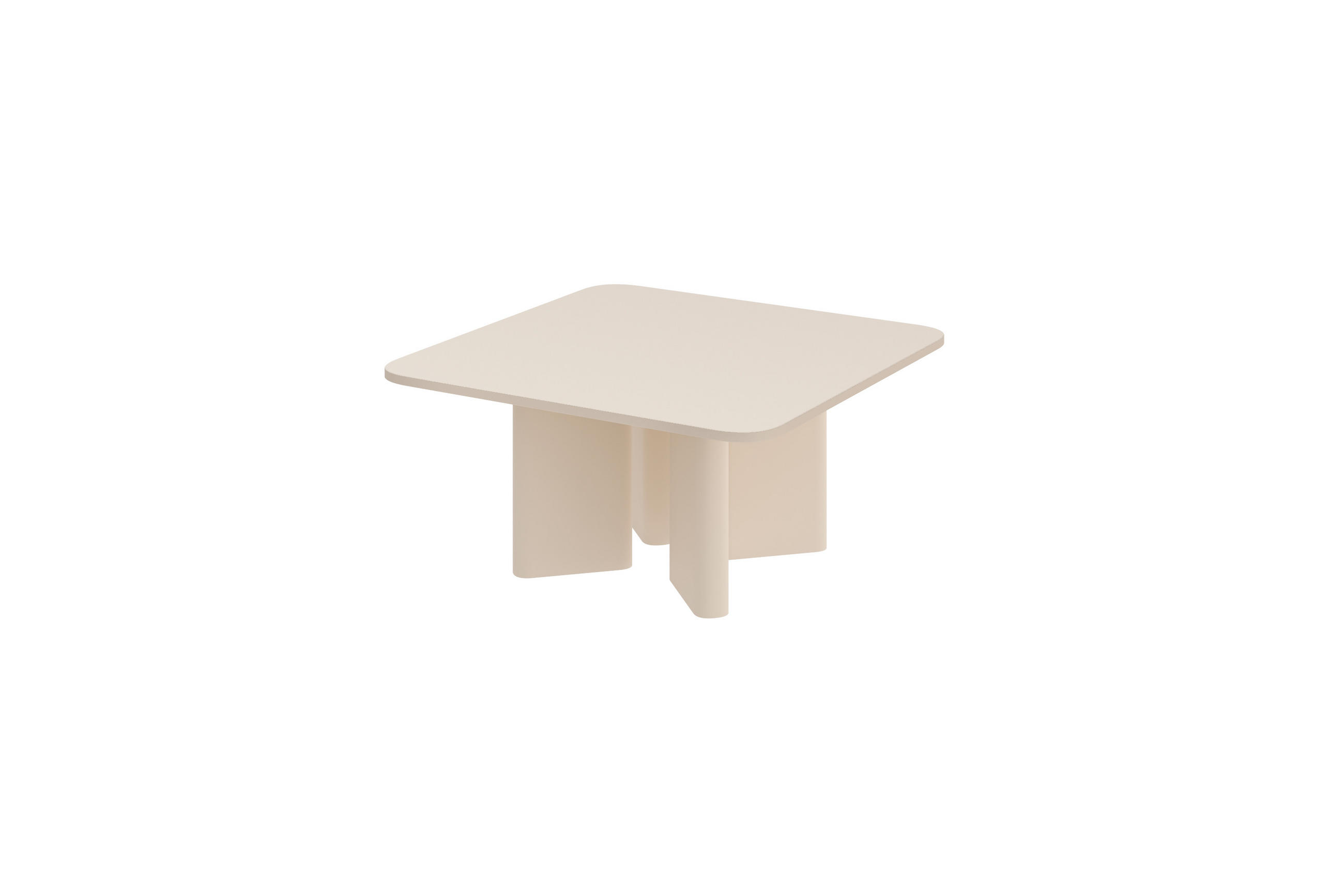 COUCHTISCH quadratisch Cappuccino matt 80/80/50 cm - Cappuccino, Holzwerkstoff (80/80/50cm) - designimpex