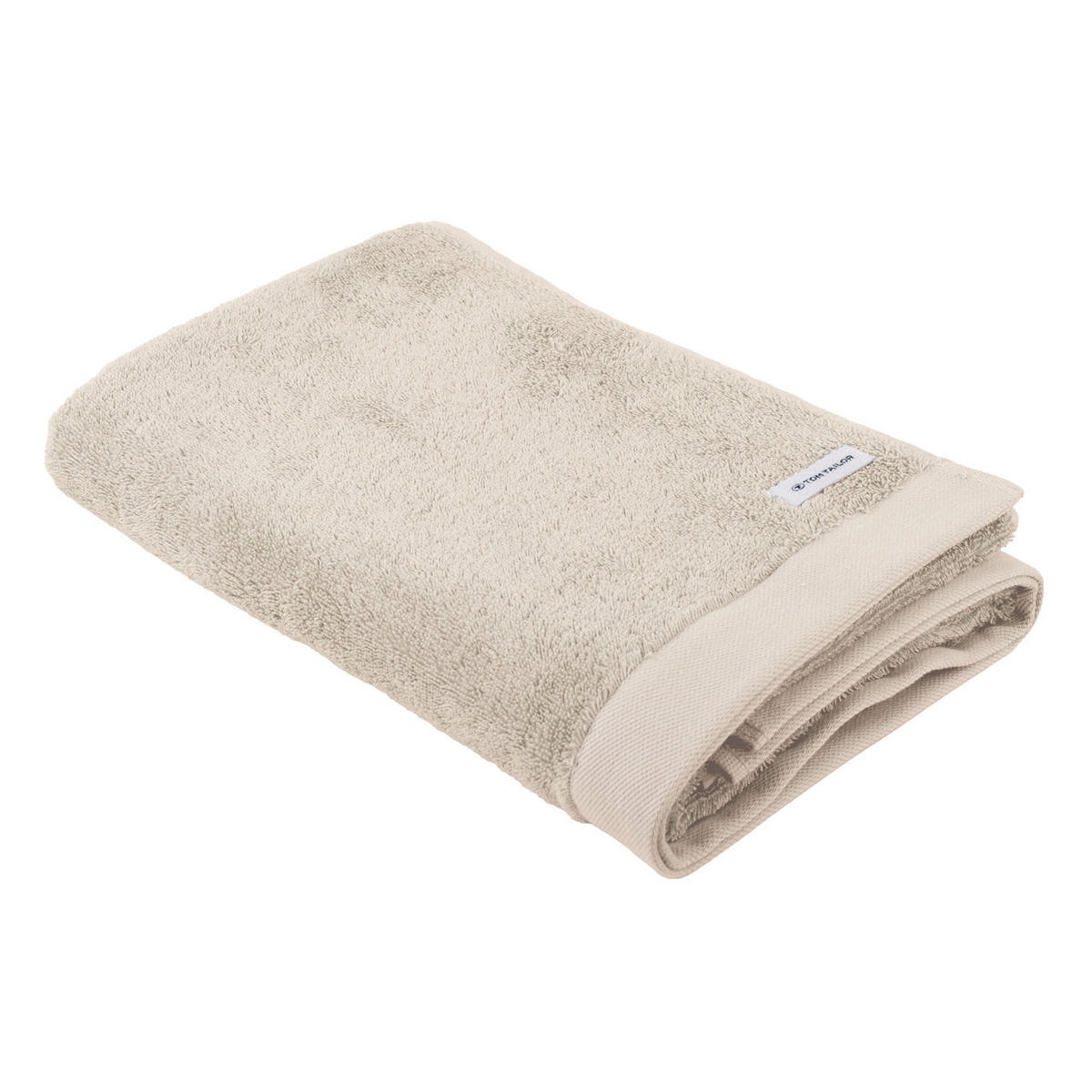 HANDTUCH-SET Color Bath, 12-tlg. Sand 100% Baumwolle - Sandfarben, Naturmaterialien (60/120cm) - Tom Tailor