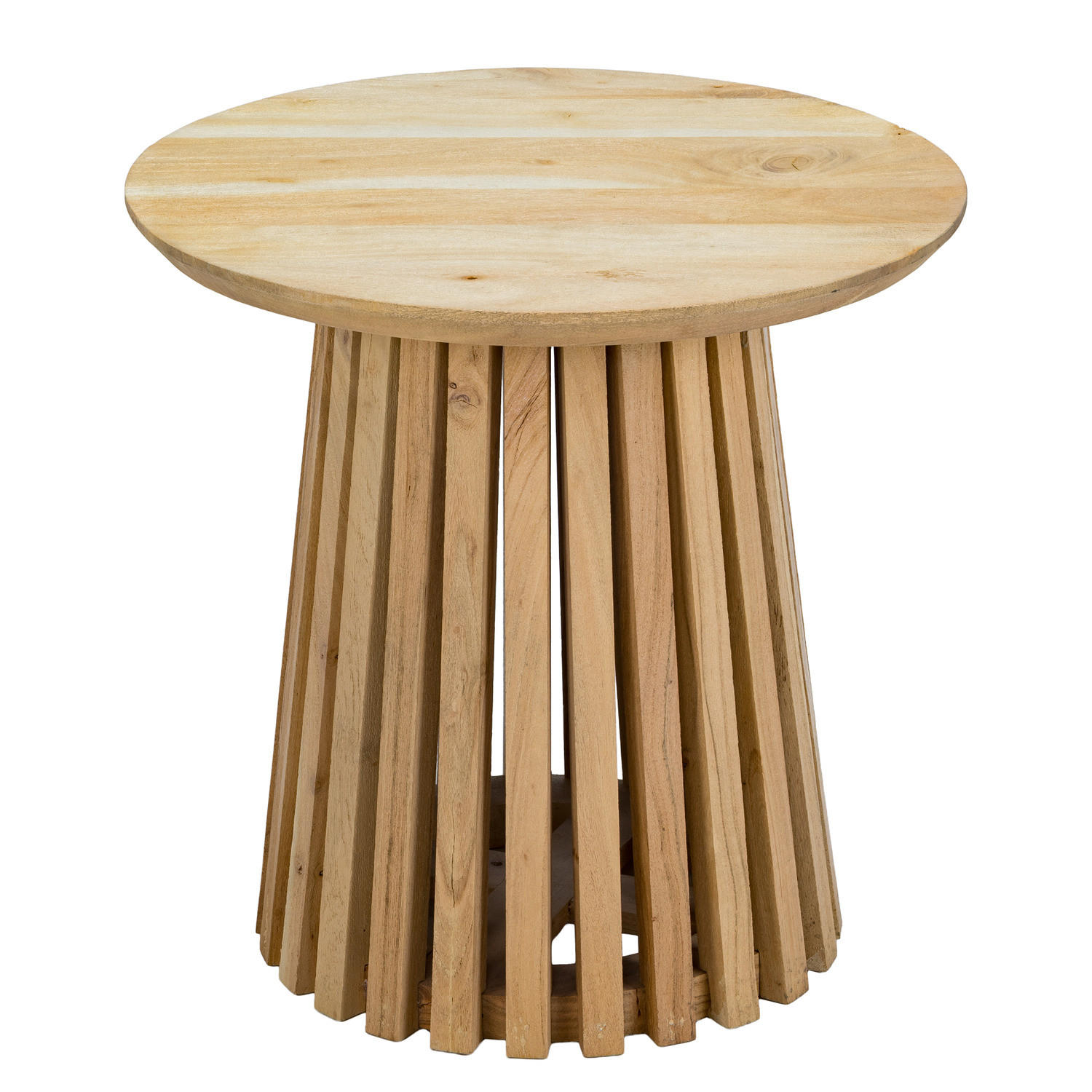 BEISTELLTISCH - Akazie massiv - Braun, Holz (50/50/50cm) - home24