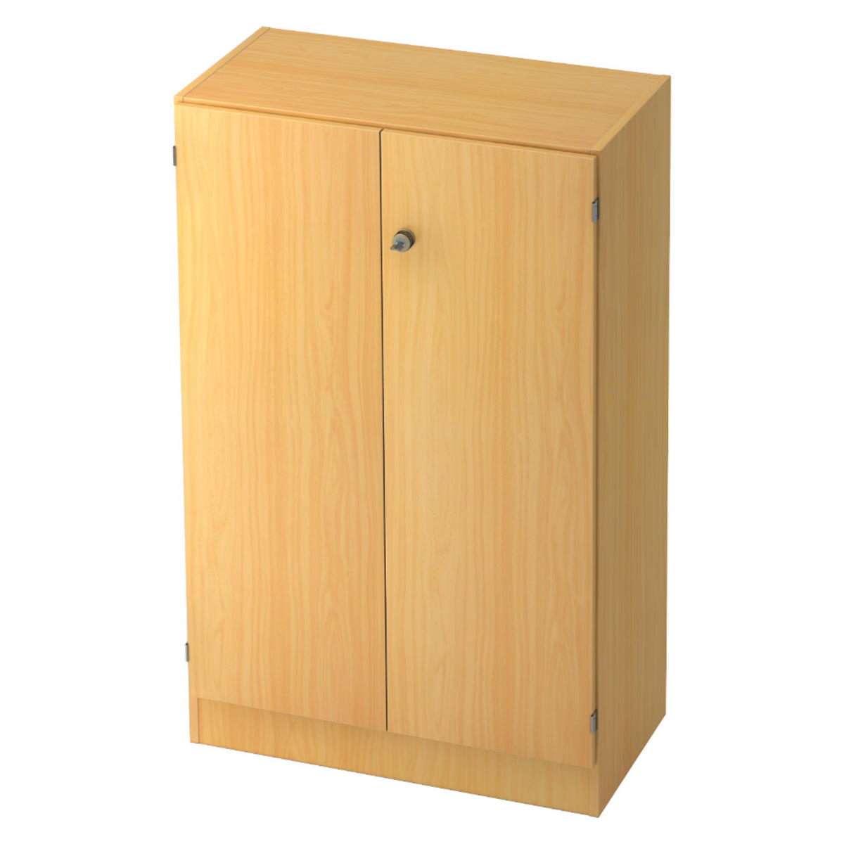 AKTENSCHRANK - 3 Ordnerhöhen 42/80/127 cm in Buchefarben - Buchefarben, Holzwerkstoff (80/127/42cm) - bümö