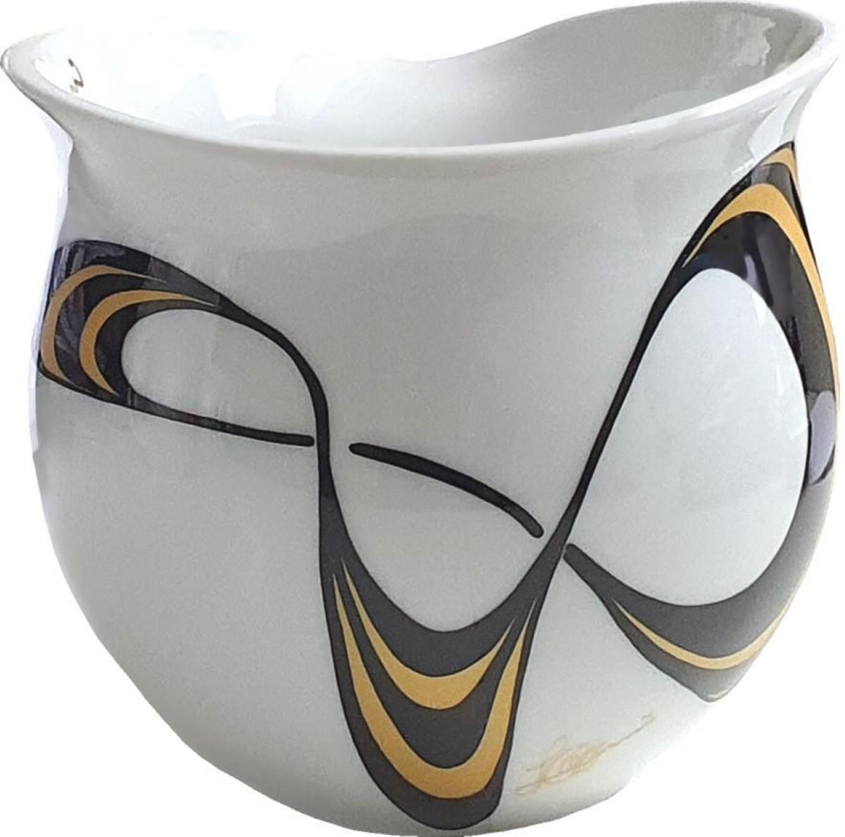 KAFFEEBECHER XXL Capriole gold/black - Multicolor, Keramik (0.6L) - Luigi Colani Porzellan