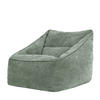 SITZSACK Sessel Chenille Natalia - Salbeigrün, Kunststoff/Textil (100/80/88cm) - icon