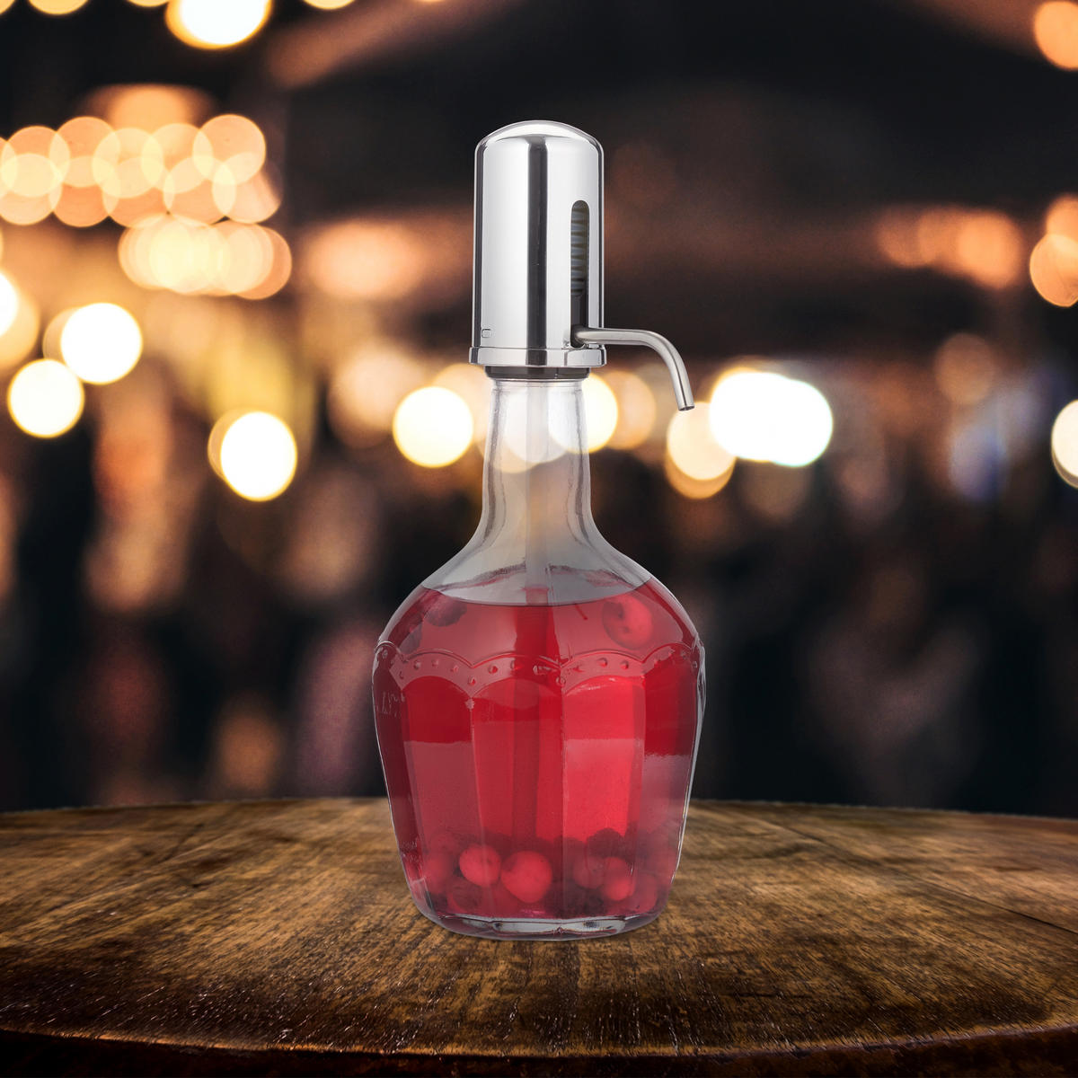 WASSERSPENDER - Transparent, Glas/Kunststoff (2.4L) - Relaxdays