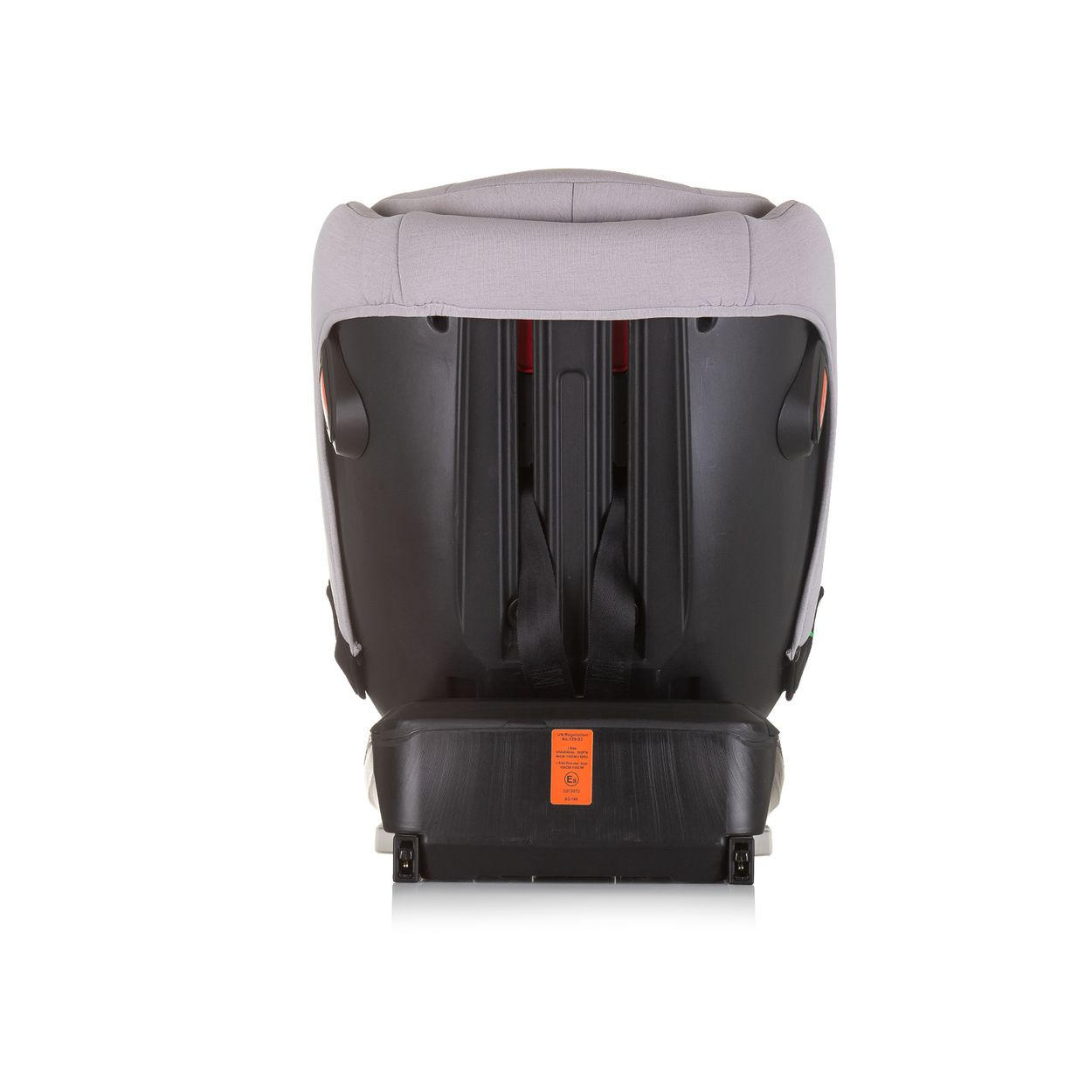 KINDERSITZ Tourino i-Size (40-150cm) dunkelgrau Isofix, höhenverstellbar, Stützbein, drehbar - Grau, Kunststoff (46/78/49cm) - Chipolino