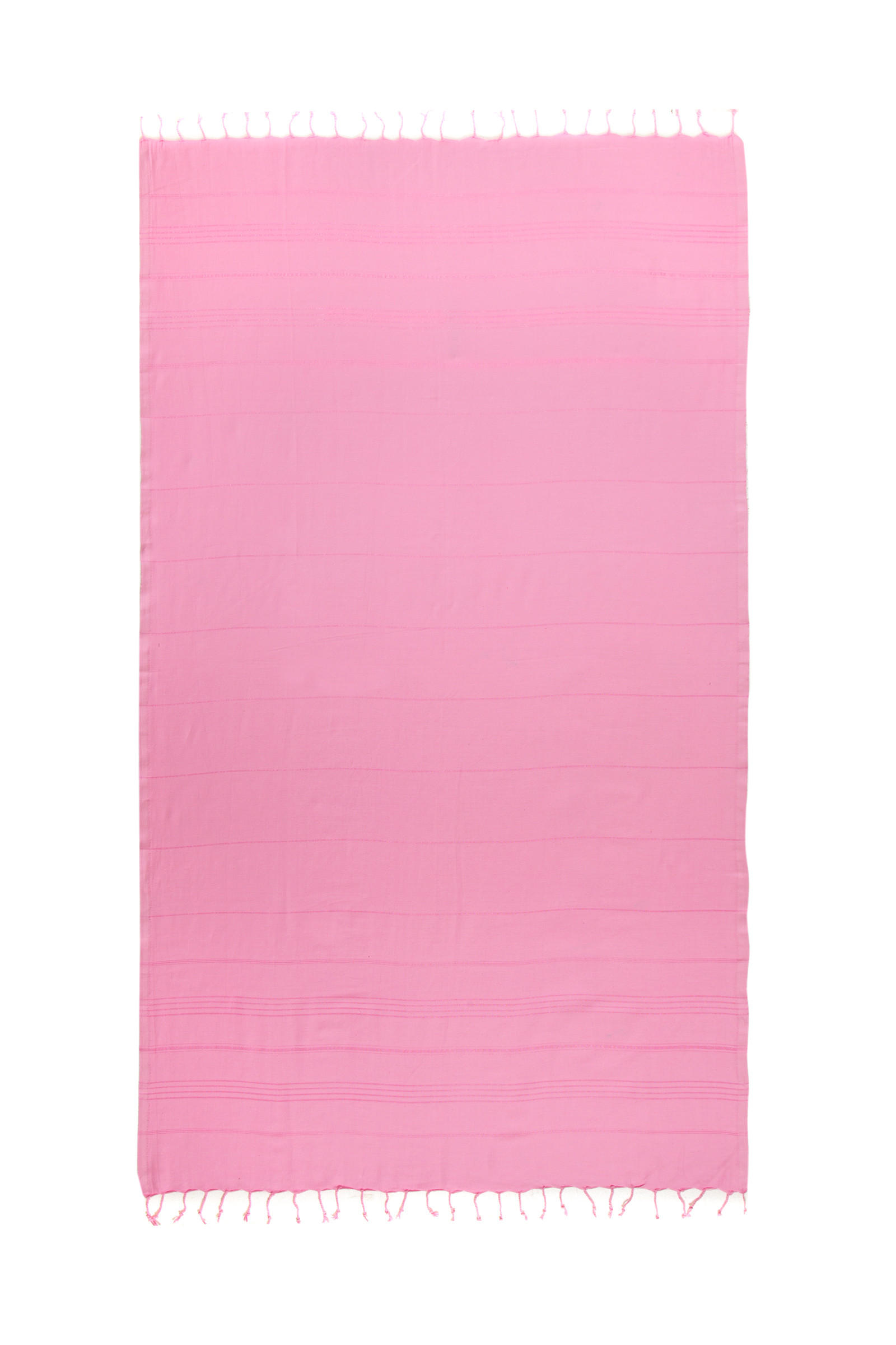 HAMAMTUCH UNI 100x180 Pink - Pink, Textil (180/100cm) - Villa Möbel