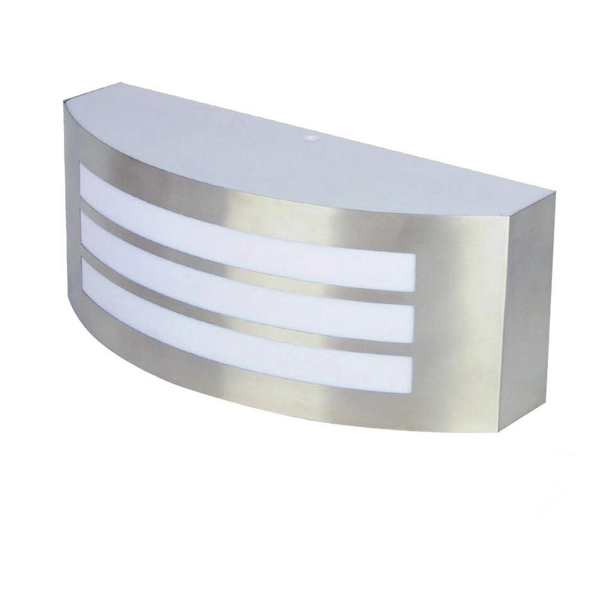 LED AUSSEN-WANDLEUCHTE Cornus Silber - Silberfarben, Metall (10/32/25cm)