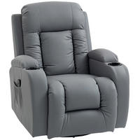 MASSAGESESSEL Hellgrau - Hellgrau, Textil (82/103/99cm) - HOMCOM