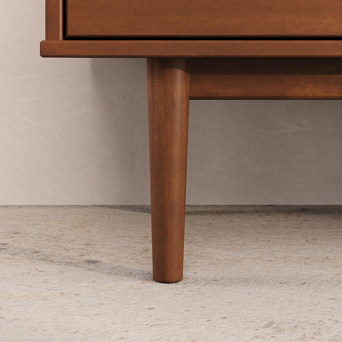 LOWBOARD TECCA - Kastanienfarben, Holz (180/48/41cm) - IDIMEX