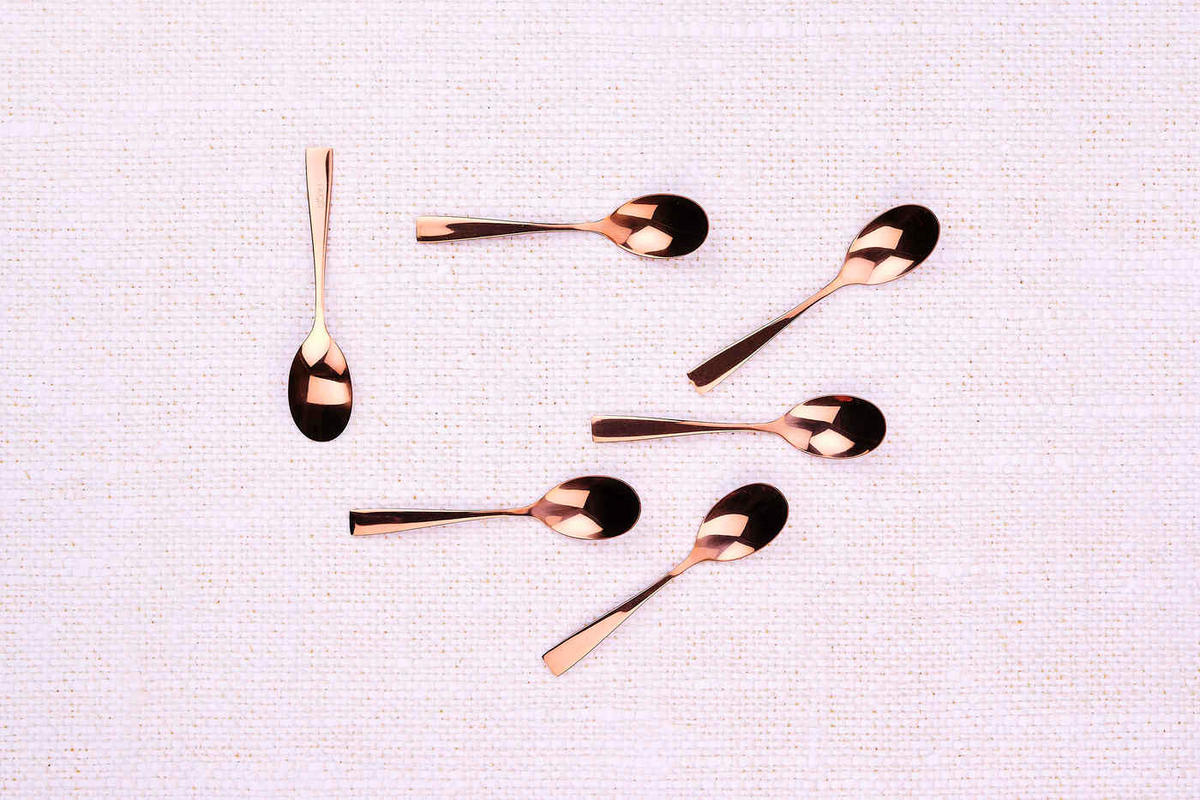 LÖFFEL 6er-Set Sven - Kupfer - Kupferfarben, Metall - Björn