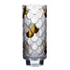 VASE Serenite Gold 12/12/30.5 cm Glas - Goldfarben, Glas (30.5cm) - Mondex