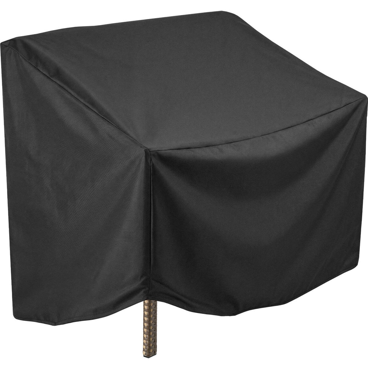 RATTAN-GARTENBANK Murat, 125 x 62,5 x 90 cm, inklusive Schutzhülle, natur - Naturfarben, Kunststoff (125/90/62.5cm) - tectake