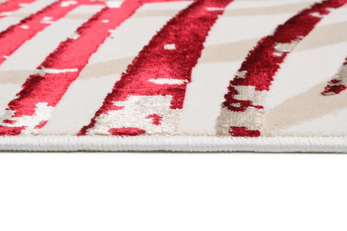 TEPPICH GOLDEN Dunkelcreme 160/230 cm - Dunkelbraun, Kunststoff (160/230cm) - Tapiso