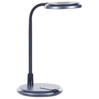 SCHREIBTISCHLAMPE Columba 19/19/43 cm - Schwarz, Kunststoff (19/19/43cm) - Beliani