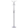 KLEIDERSTÄNDER Chromstahl silber 185 cm Claxton - Silberfarben, Metall (30/185/30cm) - Beliani