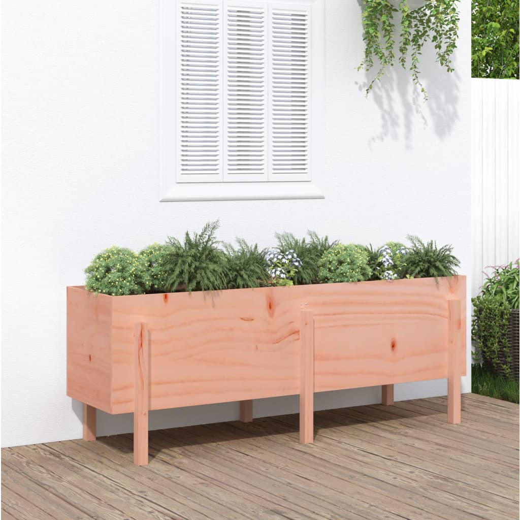 HOCHBEET 160x50x57 cm Massivholz Douglasie - Braun, Holz (50/57/160cm) - furnicato