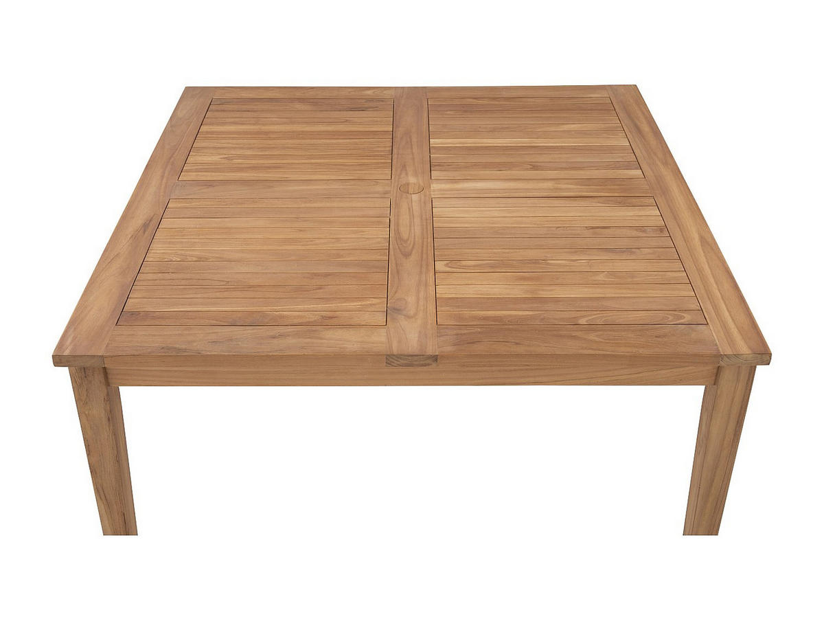 GARTENTISCH - 4 Personen, 6 Personen, 8 Personen - Holz, Platte - Naturfarben Hell - Naturfarben, Holz (140/140/77cm) - Vente-Unique