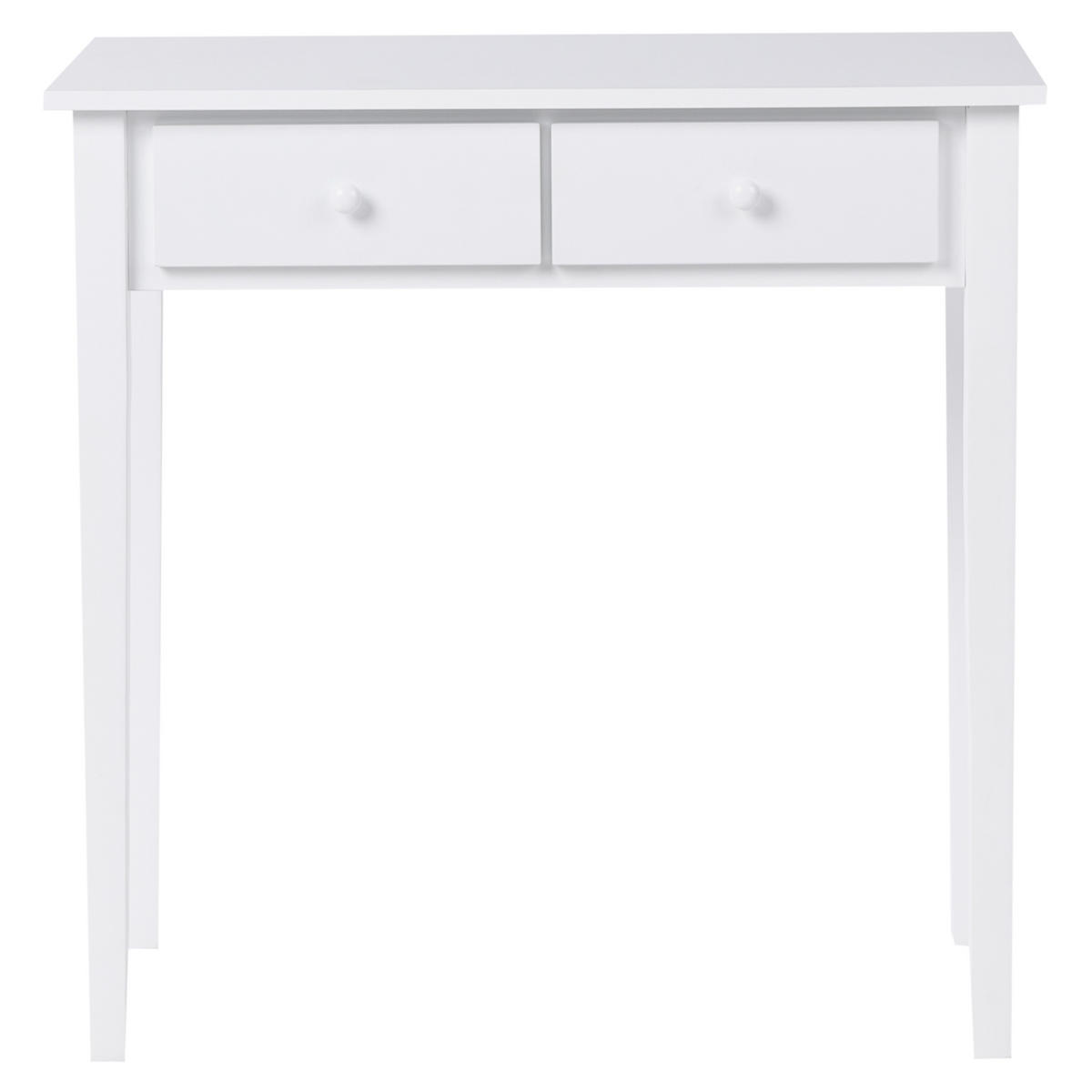 KONSOLENTISCH Weiß Yirra - Weiß, Holzwerkstoff (75/75/40cm) - Beliani