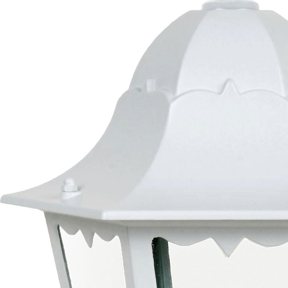 WEGELEUCHTE NORDERNEY Alu Weiß - Weiß, Glas (23.5/23.5/49cm)