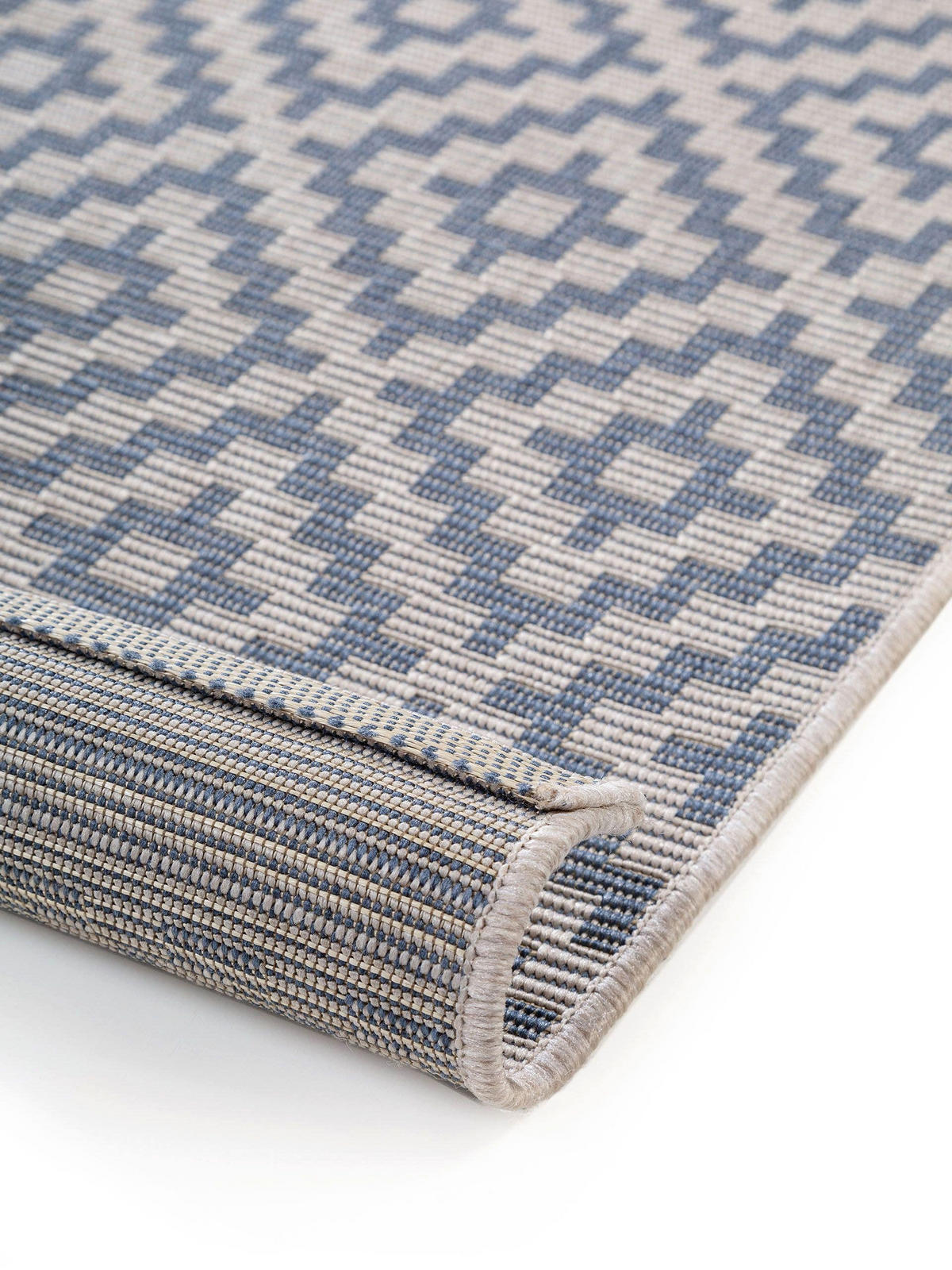 OUTDOORTEPPICH Metro Blau 200x290 cm - Blau, Textil (200/290cm) - benuta Nest