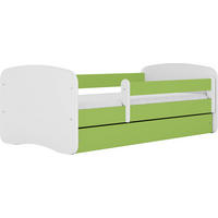 KINDERBETT Emily mit Schublade und Matratze, Grün 70x140 cm - Weiß/Grün, Holzwerkstoff (140/70cm) - WFL GROUP