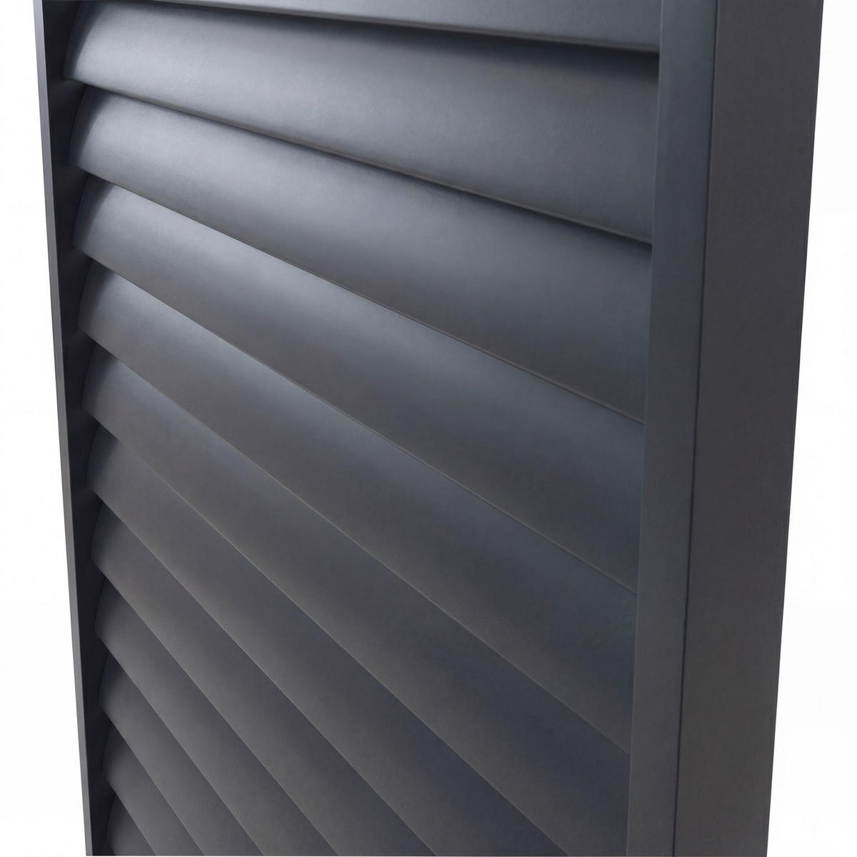 LAMELLENWAND FÜR PERGOLA Anthrazit - Anthrazit, Metall (90/220/6cm) - MCW