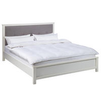 BETTGESTELL - Kiefer massiv / MDF - Weiß, Holz/Holzwerkstoff (160/200cm) - home24