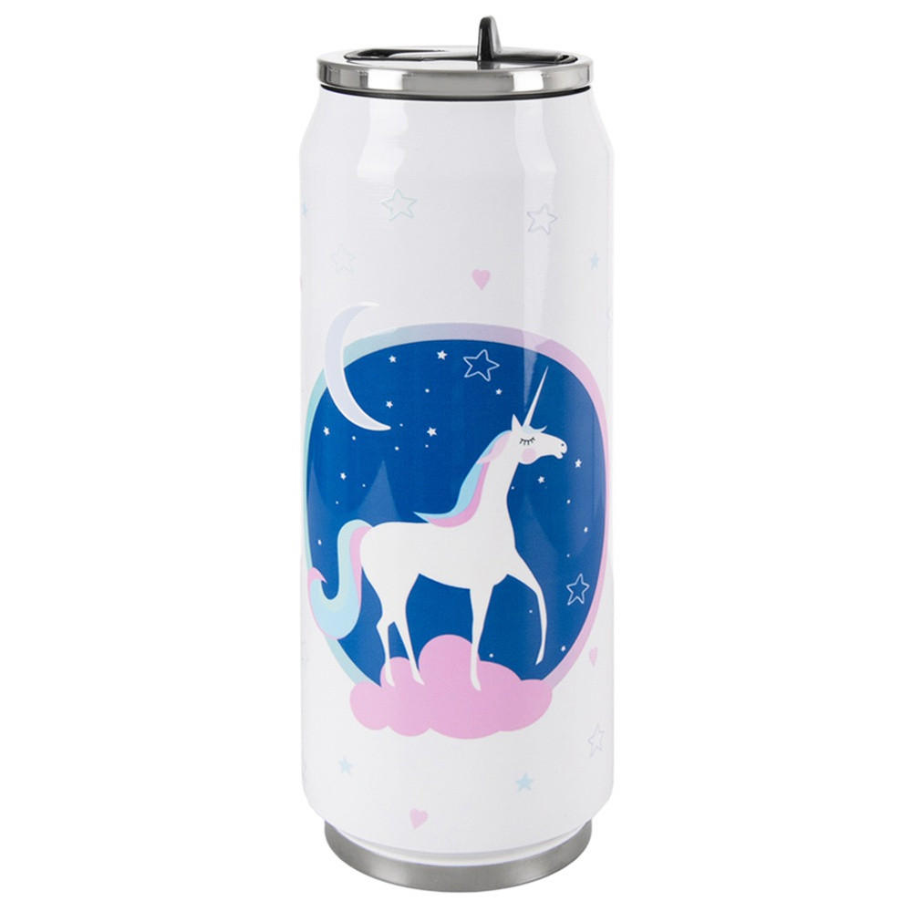THERMOBECHER Dose Einhorn 500 ml Weiß - Weiß, Metall (0.5L) - Orion 