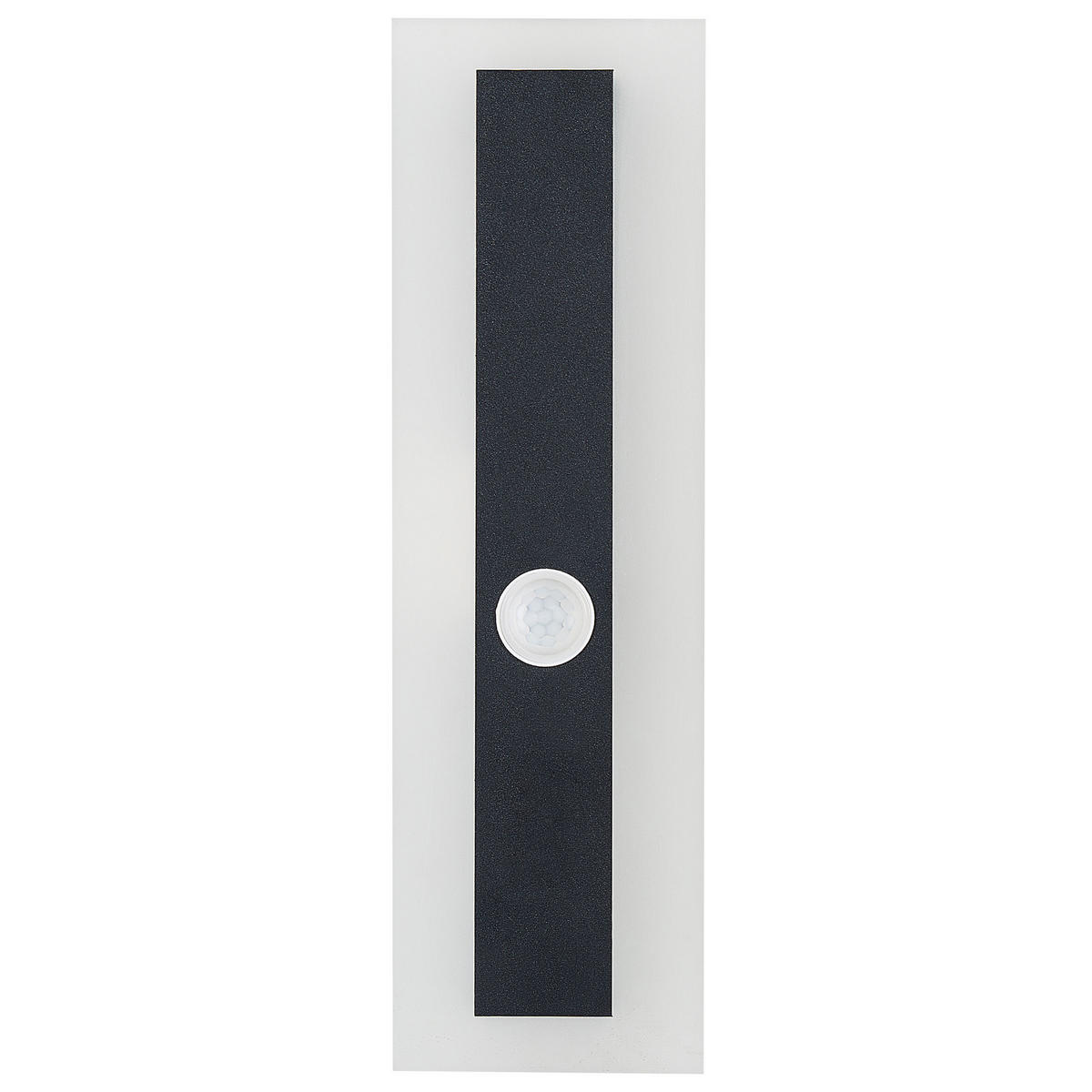 AUSSENWANDLEUCHTE Savane 4/9/30 cm - Schwarz, Metall (9/30/4cm) - Beliani